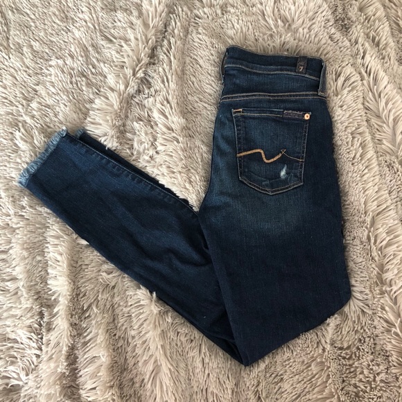 7 for all Mankind Skinny Jeans - Picture 2 of 3